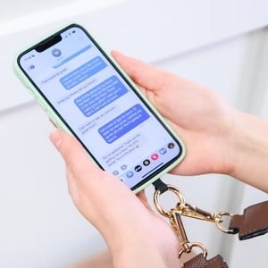Sangle de Téléphone avec Pochette à fermeture éclair