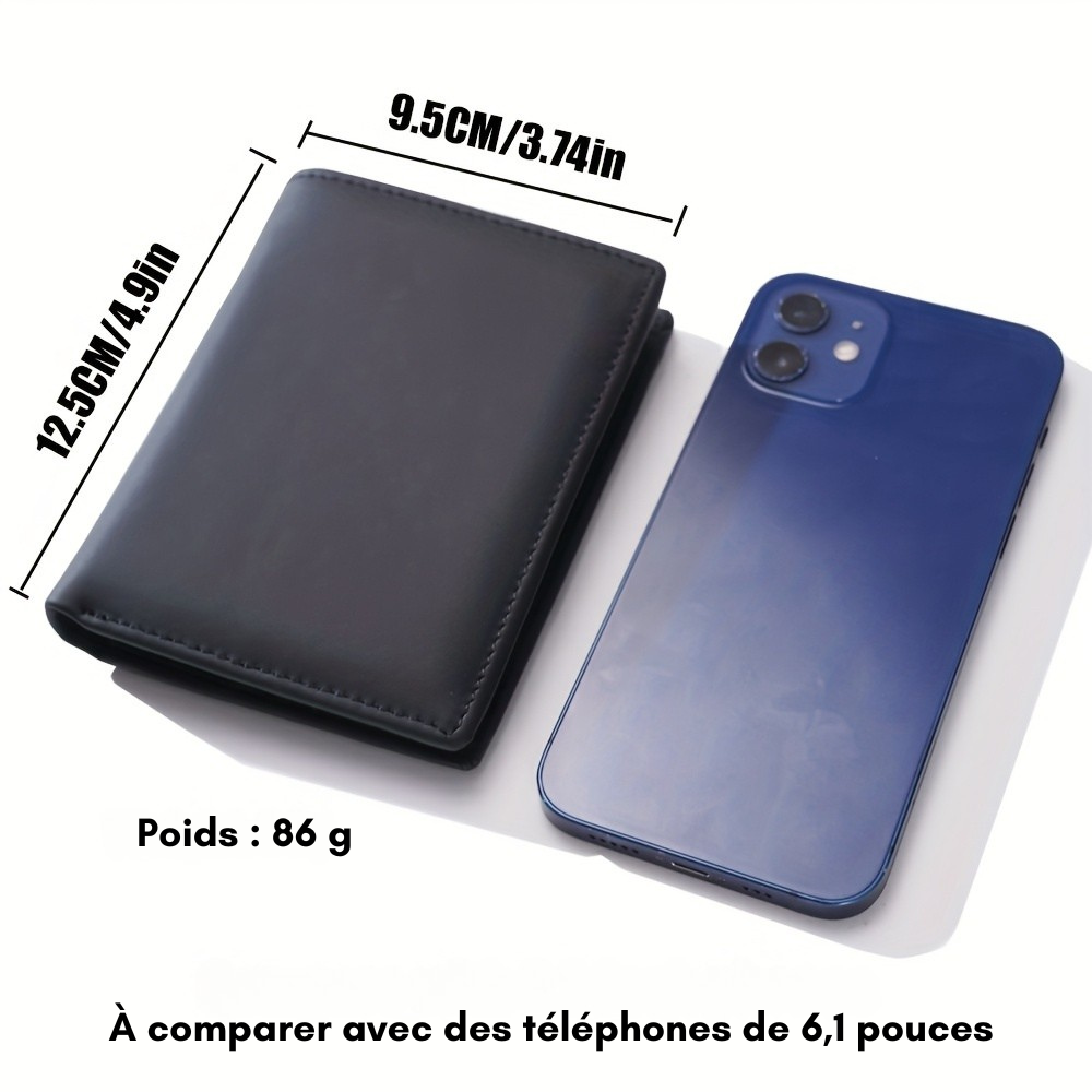 Portefeuille en Cuir Slim