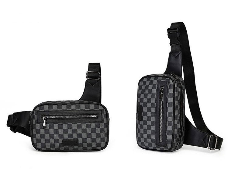 Sac de Poitrine ZARLO pour Homme - Sac à Bandoulière Antivol