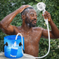 Douche électrique de camping rechargeable