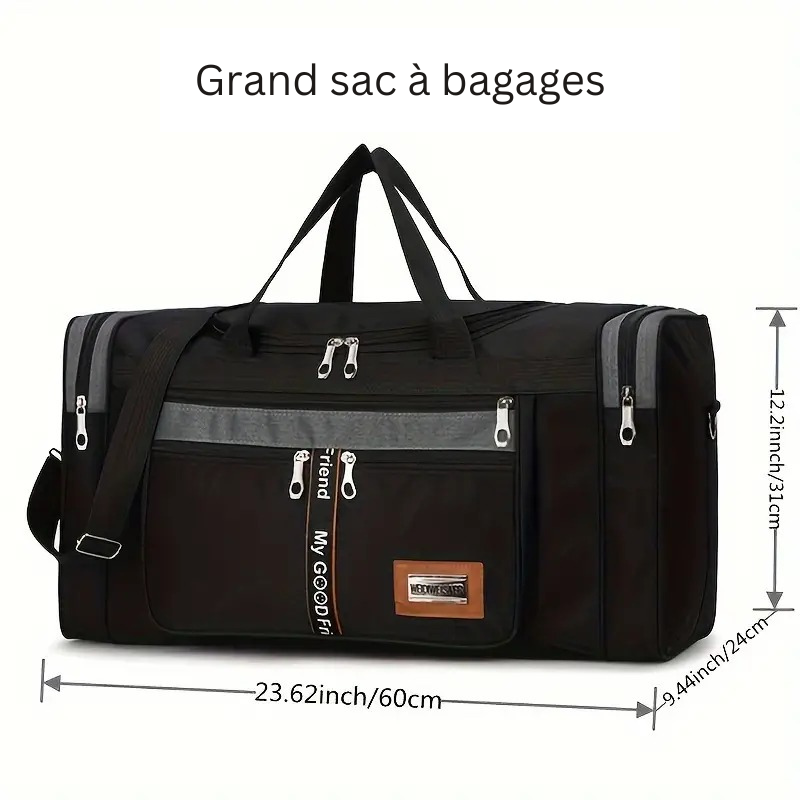 Sac Polochon De Voyage Multifonctionnel