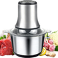 Hachoir Électrique De Cuisine 800 W Avec Bol En Acier Inoxydable De 3 L