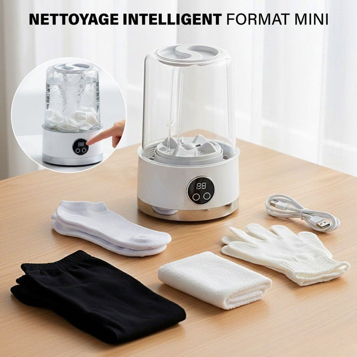 Mini Machine à Laver Intelligente Sans Fil