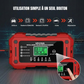 Chargeur Intelligent de Batterie pour Voiture, Entièrement Automatique avec Mode Entretien