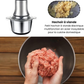 Hachoir Électrique De Cuisine 800 W Avec Bol En Acier Inoxydable De 3 L