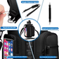 Sac à bandoulière magnétique avec porte-bouteille et poche pour téléphone tactile