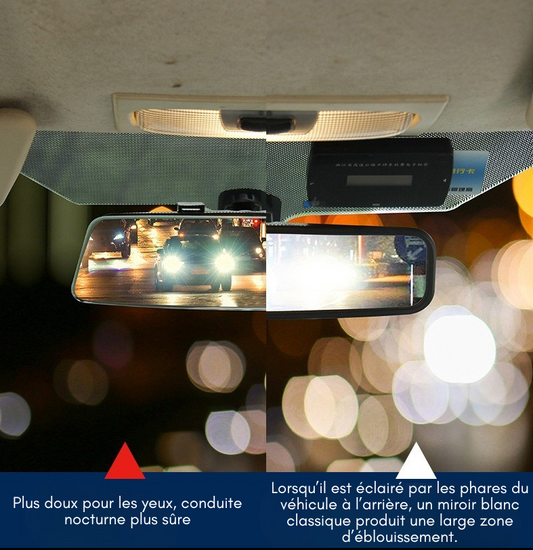 Rétroviseur arrière incurvé HD anti-éblouissement