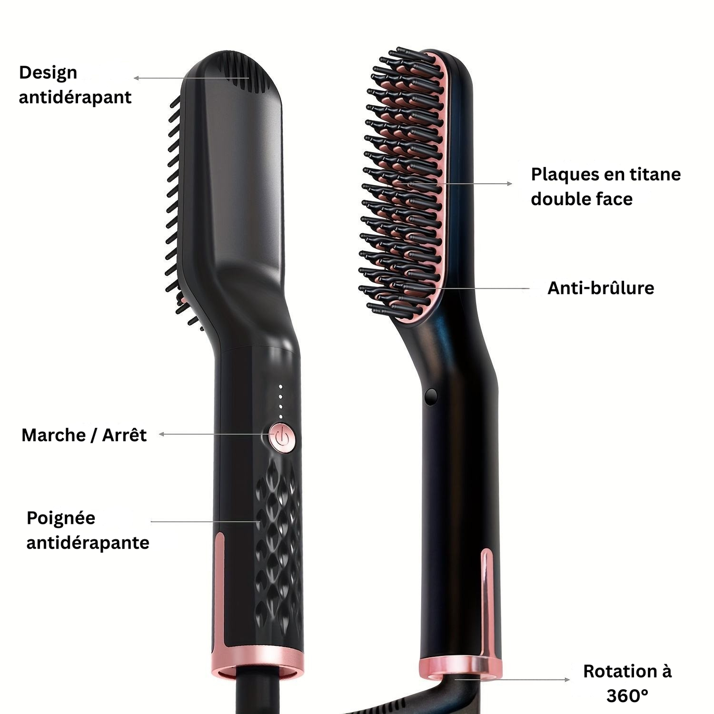 Brosse Lissante Chauffante