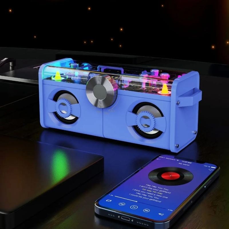 Enceinte Bluetooth Puissante Portable avec lumières Disco