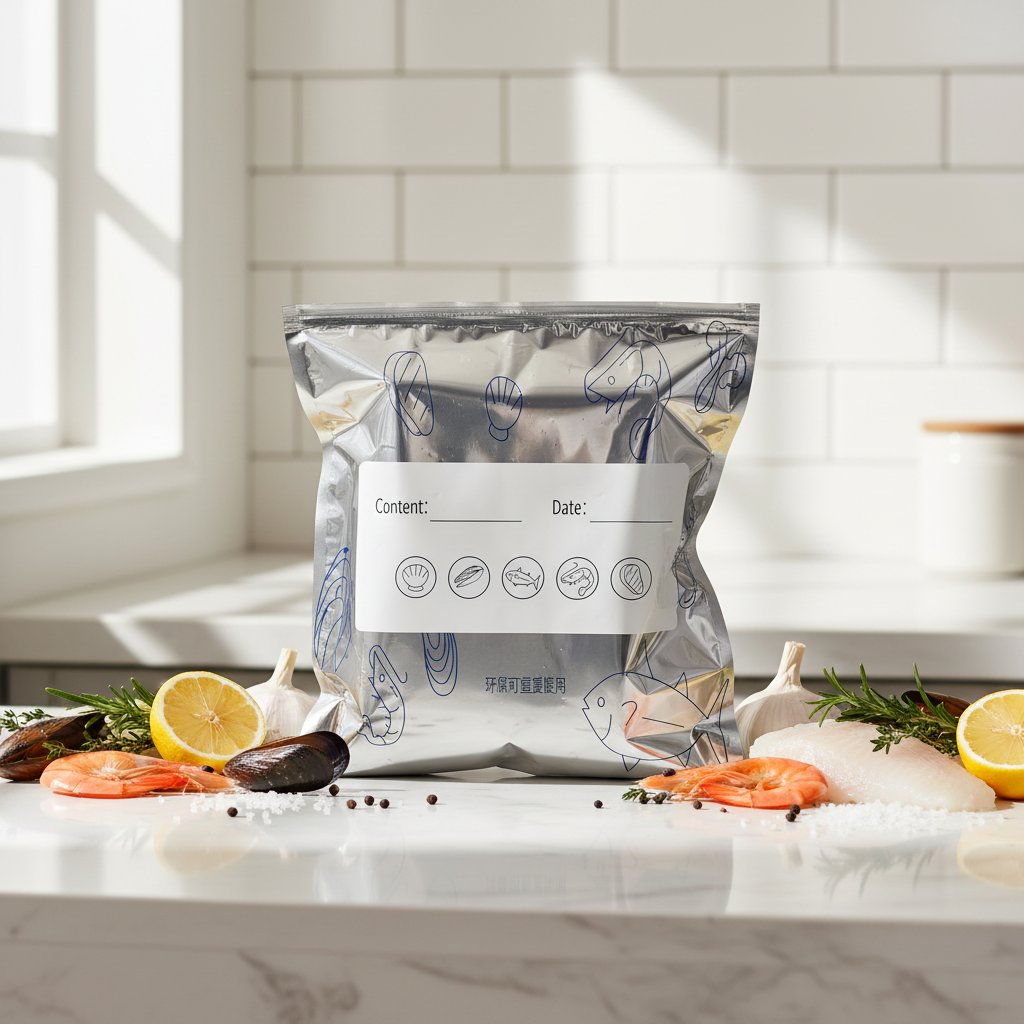Pack de 20 Sacs de Conservation Alimentaire en PE et Aluminium