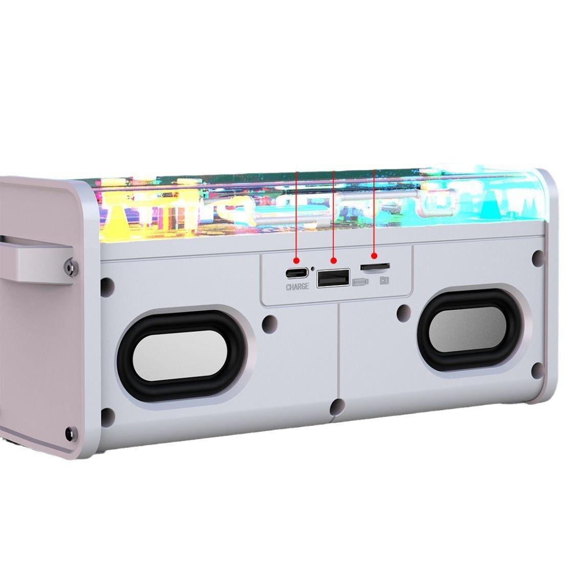 Enceinte Bluetooth Puissante Portable avec lumières Disco