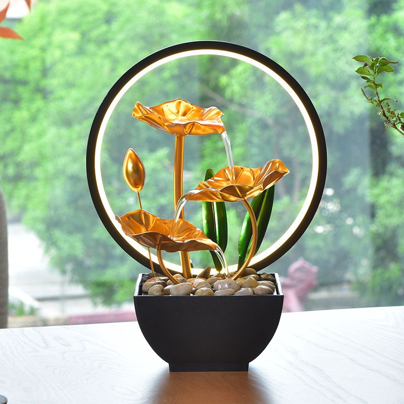 Fontaine d’Intérieur Kini Cascade Relaxante avec Lumière LED