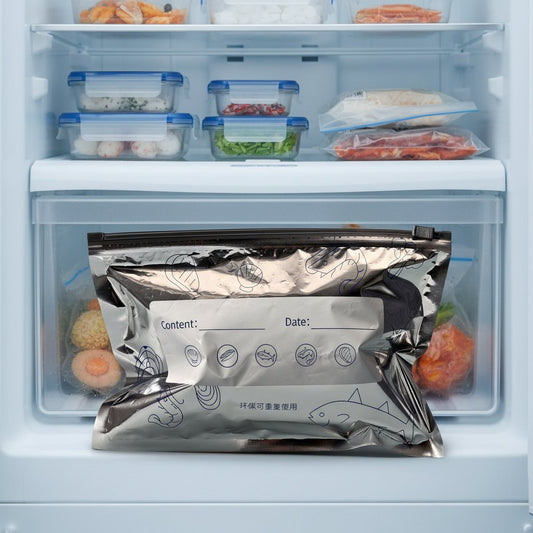 Pack de 20 Sacs de Conservation Alimentaire en PE et Aluminium