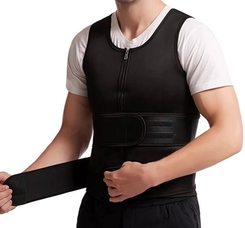 Gilet de Sauna Homme – Ceinture Abdominale de Sudation pour Sport & Fitness