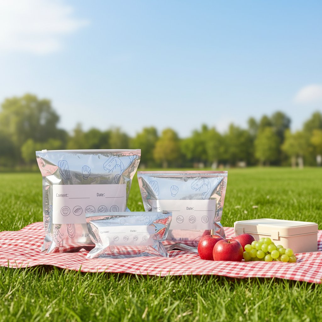 Pack de 20 Sacs de Conservation Alimentaire en PE et Aluminium