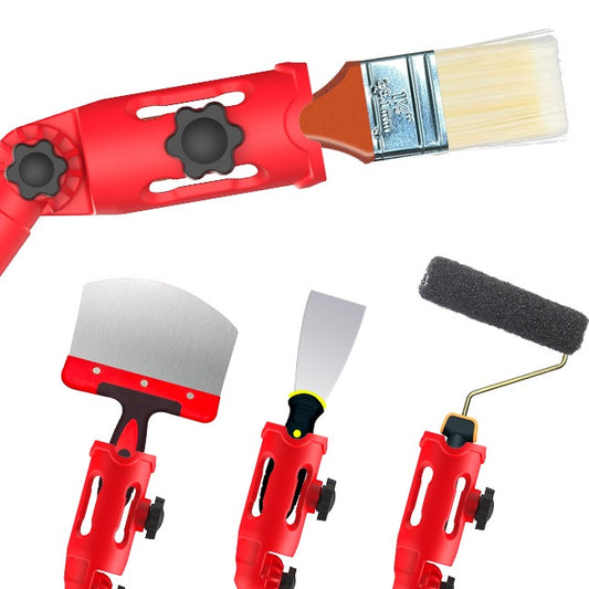 Adaptateur à angle réglable pour outils de peinture
