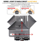 pince d'angle à poignée unique en acier inoxydable à 90 degrés
